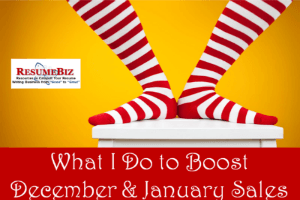 Here's What I Do To Boost December & January Sales